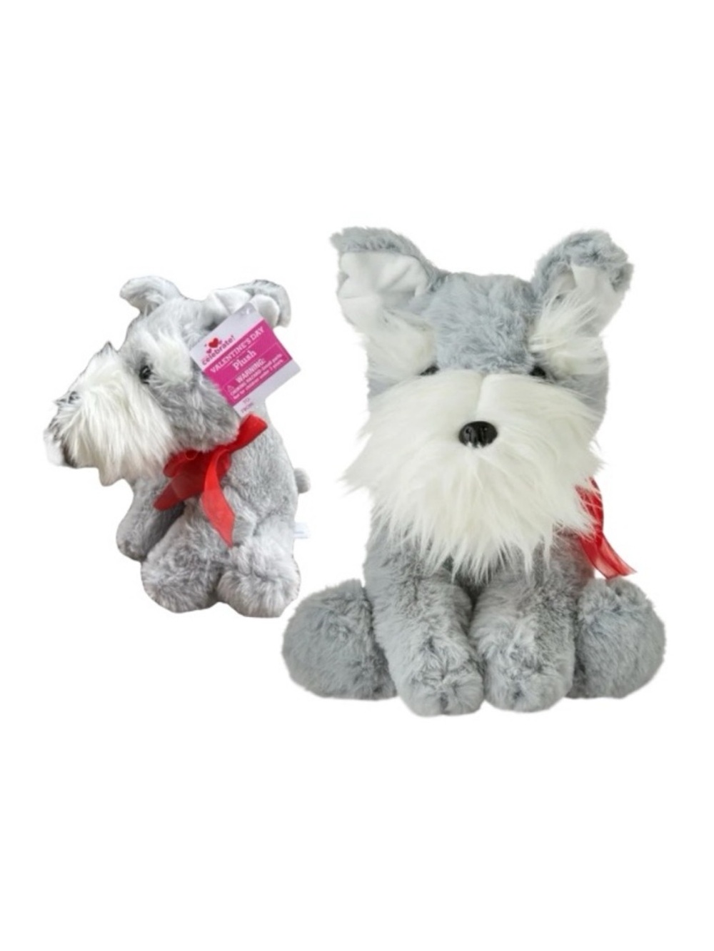 Way To Celebrate Miniature 11” Schnauzer Plush